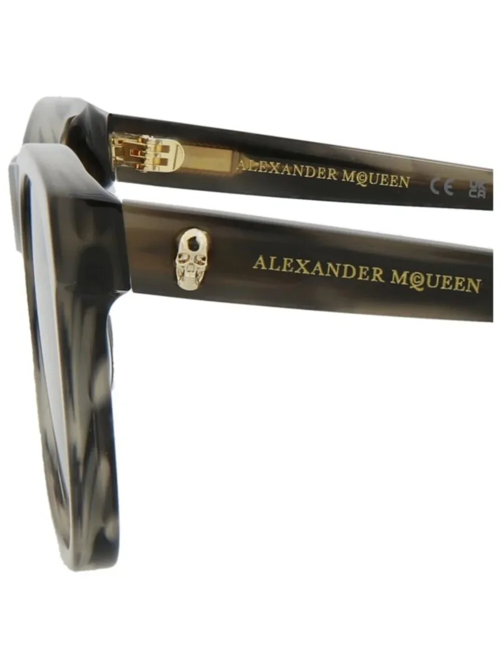 New Alexander McQueen Women's Sunglasses Square Rectangle Acetate Frame Unisex